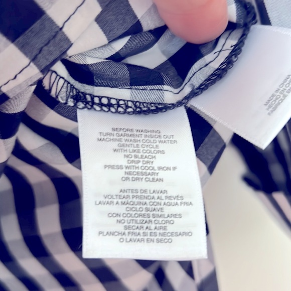 Ann Klein tie top - Picture 3 of 5